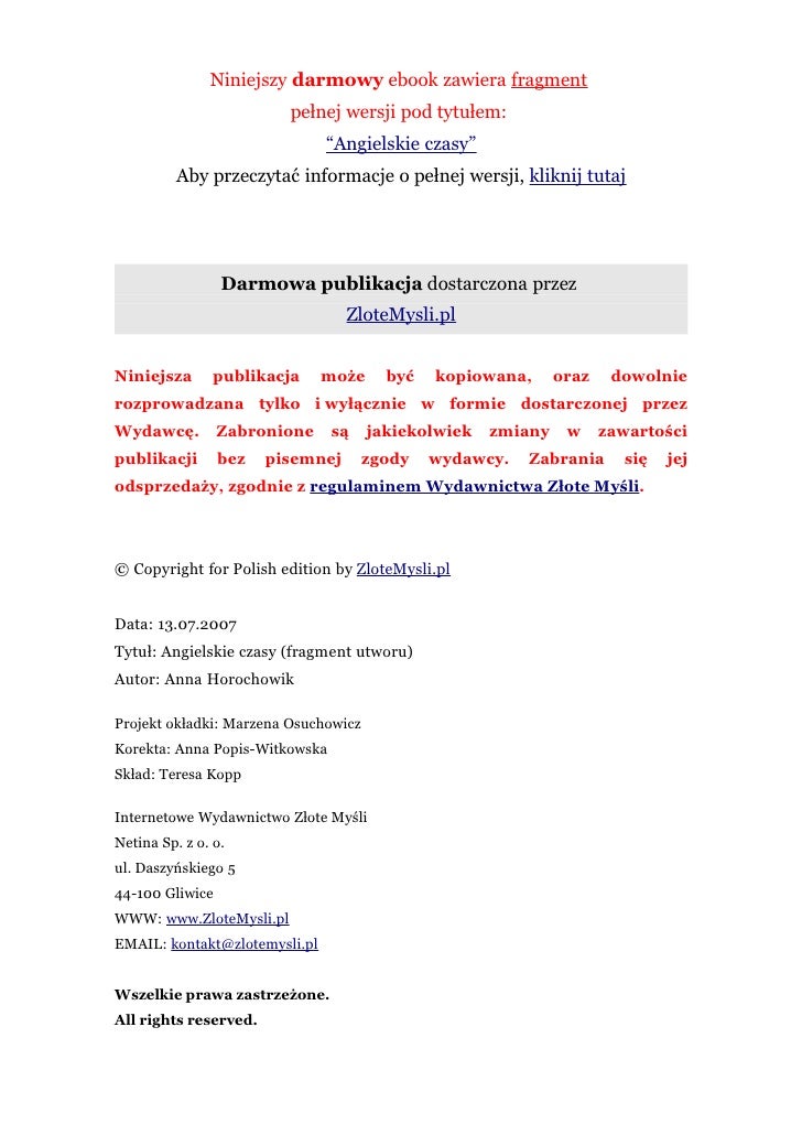 czasy angielskie pdf czasy angielskie pdf