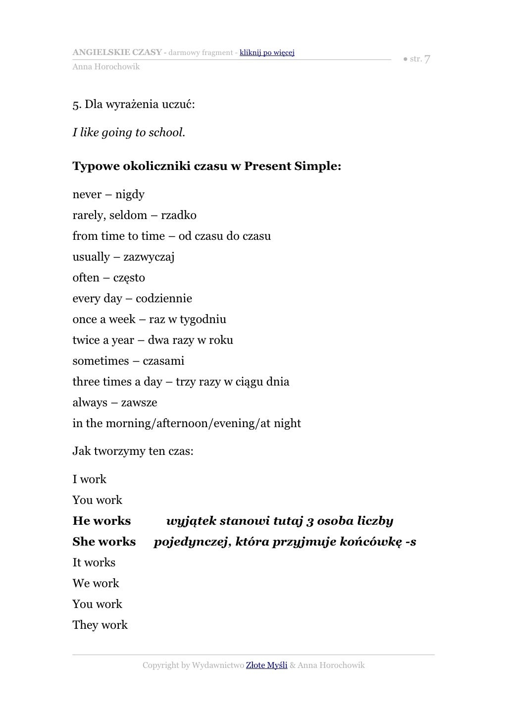 CZASY ANGIELSKIE - NAUKA ANGIELSKIEGO - EBOOK PDF (Pobierz darmowy po…