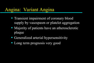 Angina pectoris management and future of therapy | PPT