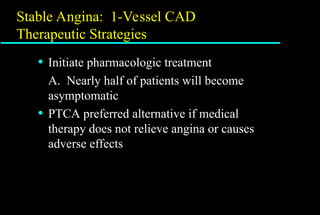 Angina pectoris management and future of therapy | PPT