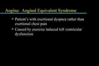 Angina pectoris management and future of therapy | PPT