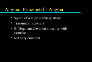 Angina pectoris management and future of therapy | PPT