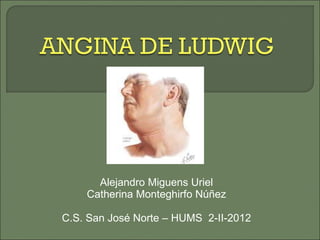 Alejandro Miguens Uriel Catherina Monteghirfo Núñez C.S. San José Norte – HUMS  2-II-2012 