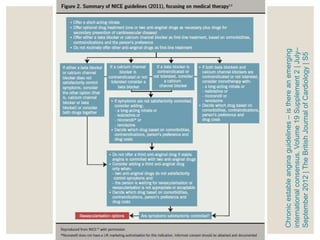 Chronicestableanginaguidelines–isthereanemerging
internationalconsensus.Volume19Supplement2|July–
September2012|TheBritishJournalofCardiology|S5
 