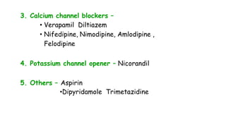 Anti Anginal Drugs | PPTX