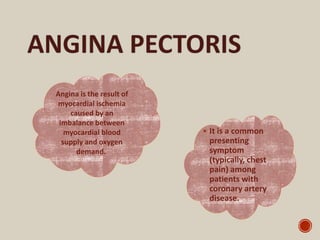 Angina pectoris | PPTX