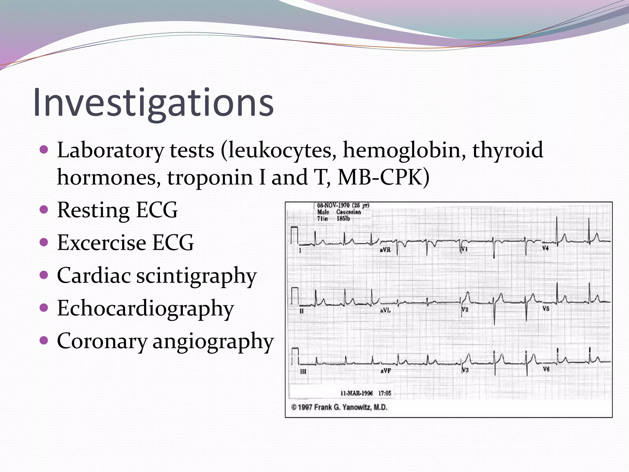 Angi Test Angina pectoris | PPT