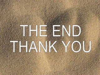 THE END THANK YOU  
