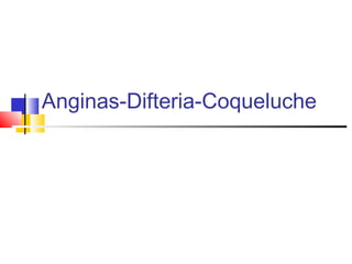 Anginas-Difteria-Coqueluche 
 