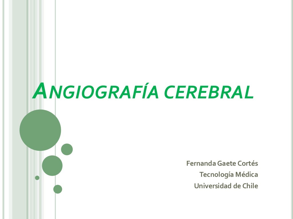 Angiografía cerebral