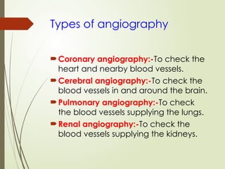 Angiography and angioplasty. Information | PPTX