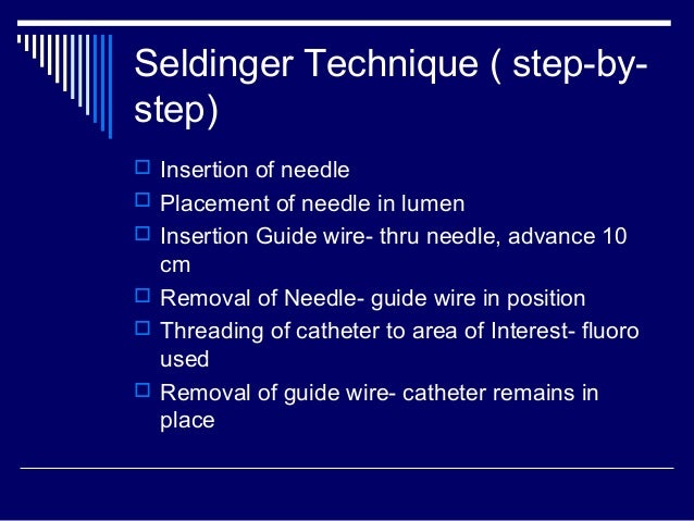 straight catheterization