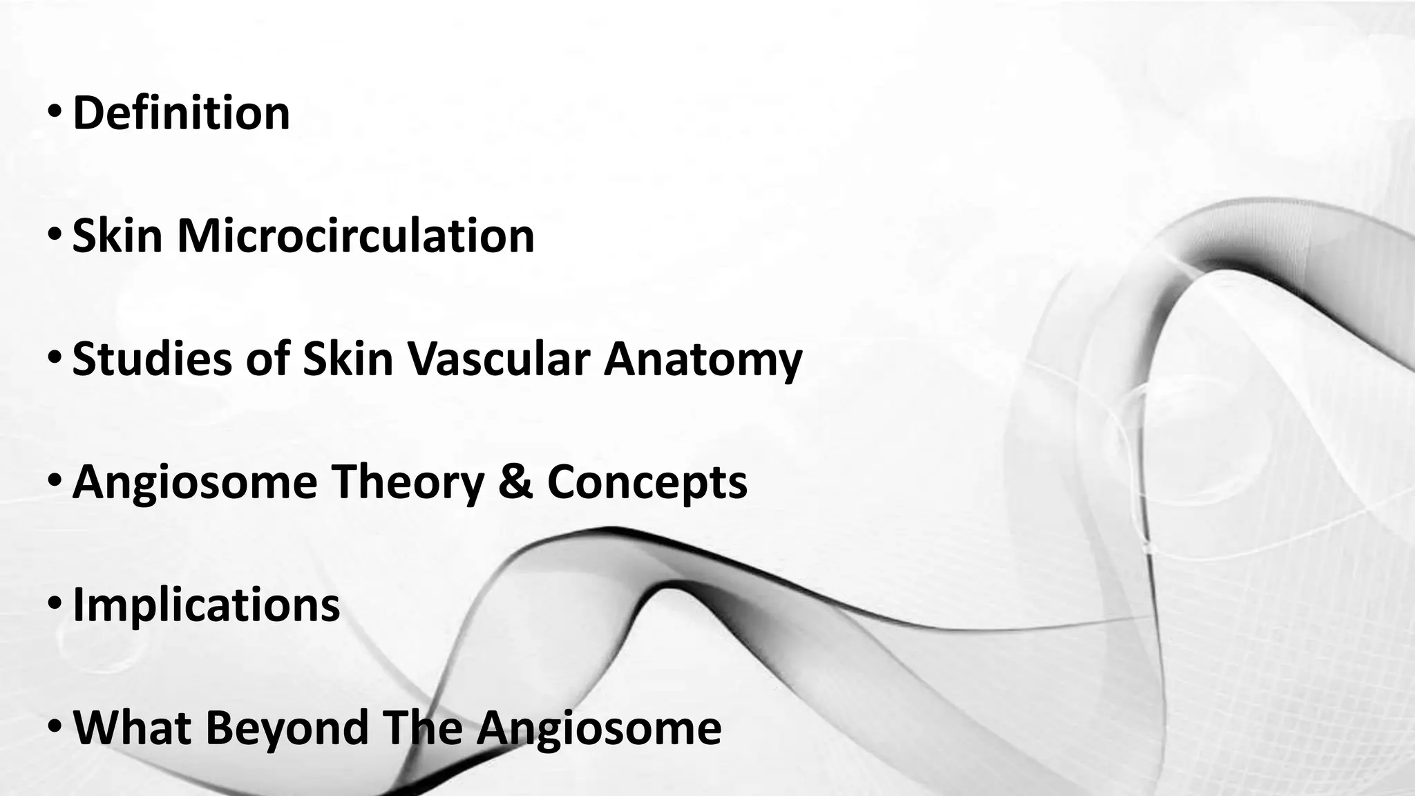 Angiosome Theory of Skin Vascular Territories | PPTX