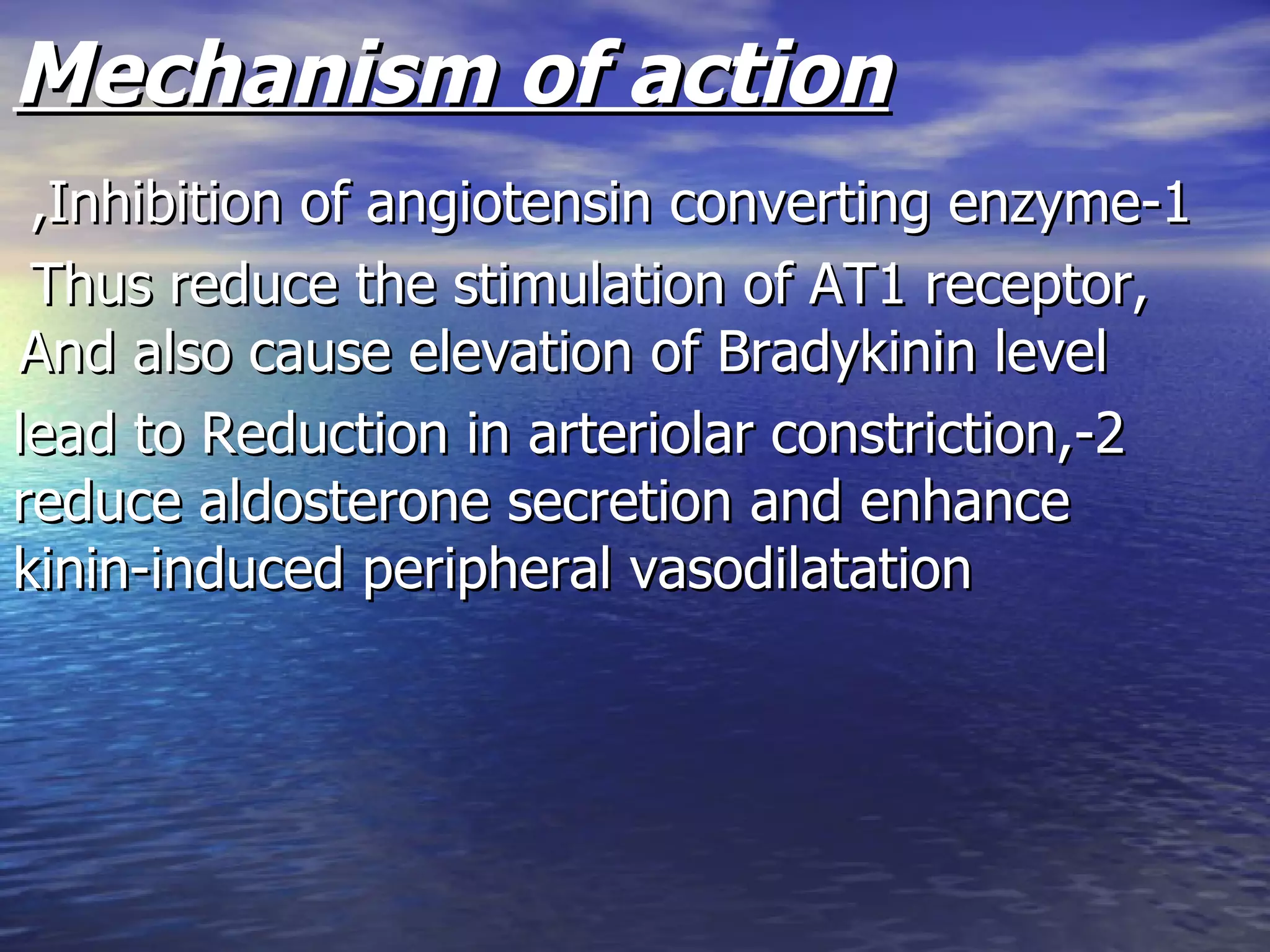 Angiotensin Converting Enzyme Inhibitors | PPT