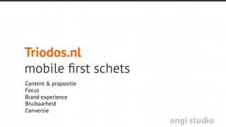 angi studio
Redesign
mobile ﬁrst responsive
 