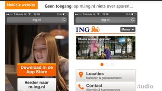 angi studio
Mobiele website
 