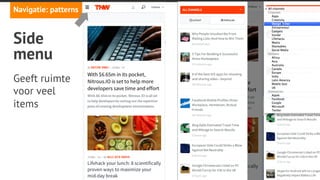 angi studio
Navigatie: patterns
Desktop menu naar mobiel?
 