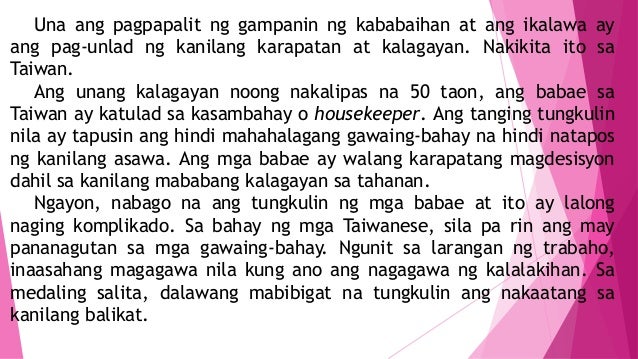 Karapatan Ng Mga Kababaihan Noon At Ngayon Sa Pilipinas Mobile Legends