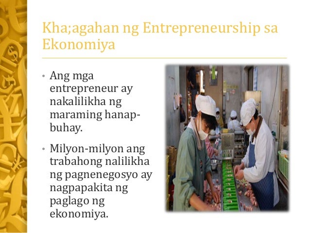 Entrepreneurship Kahulugan Tagalog - Management And Leadership