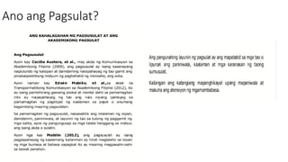 Ink Pagsulat ANG KAHALAGAHAN NG PAGSULAT AT AKADEMIKONG PAGSULAT.pptx