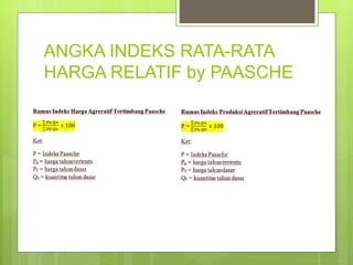 Statistik Angka Indeks | PPTX