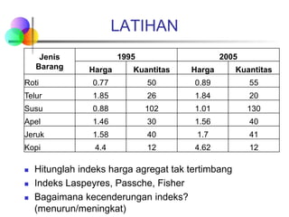 Indeks Atkinson Angka indeks statistika | PPTX