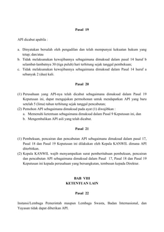 Angka pengenal impor | PDF