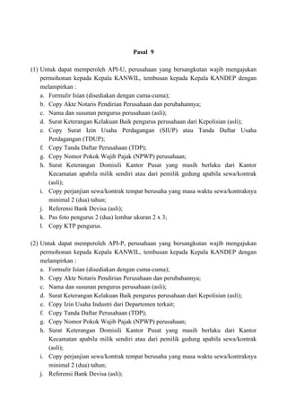 Angka pengenal impor | PDF