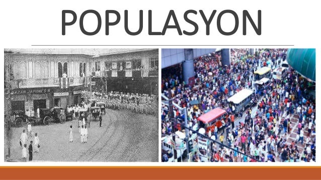 Populasyon Noon At Ngayon - Better Than College