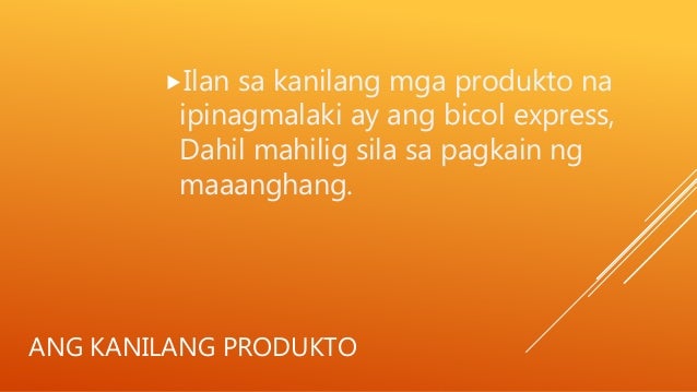 Ang kultura at tradition ng bicolano (tinapay)