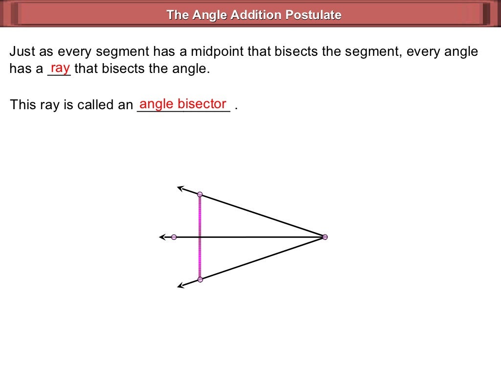 Angle Addition Postulate (Geometry 3_3)