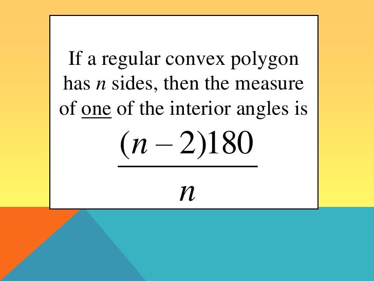 Angle Measures In Polygons Lesson