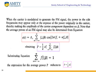 Amity School of Engineering & Technology
38
 