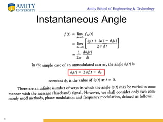 Amity School of Engineering & Technology
Instantaneous Angle
4
 