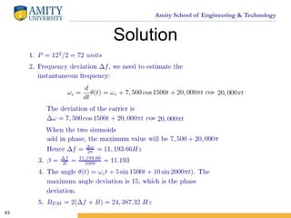 Amity School of Engineering & Technology
Solution
43
 