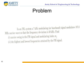 Amity School of Engineering & Technology
Problem
62
 