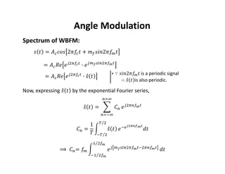 Exponential Modulation Angle Modulation( Types and Properties) | PDF