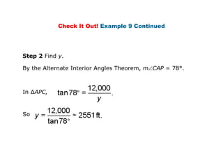Real life application of angle of elevation and depression.pptx