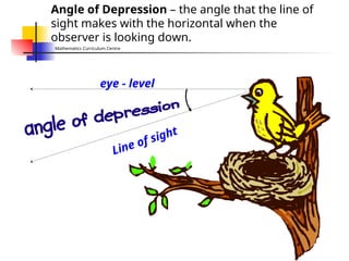 Understanding Angles of Elevation and Depression in Mathematics | PPT