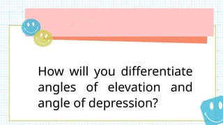 Understanding Angles of Elevation and Depression in Geometry | PPTX