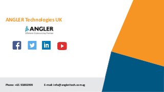 Phone: +65 93892999 E-mail: info@angleritech.com.sg
ANGLER Technologies UK
 