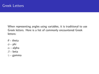 Comprehensive Guide to Angles: Degrees, Radians, and Applications | PDF