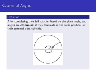 Comprehensive Guide to Angles: Degrees, Radians, and Applications | PDF