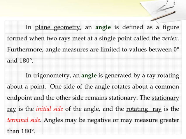 Angles and Measures | PPT