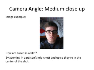 Angles and Movements (Amended) | PPTX