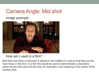 Camera Angles and Movements | PPTX