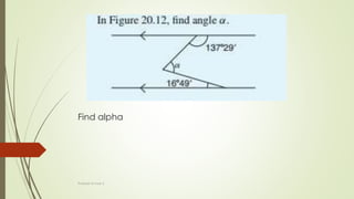 Find alpha
Prakash Kumar S
 