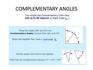 Angles and triangles ppt for class | PPTX