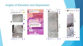 Angles of Elevation and Depression
 