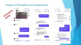 Angles of Elevation and Depression
 
